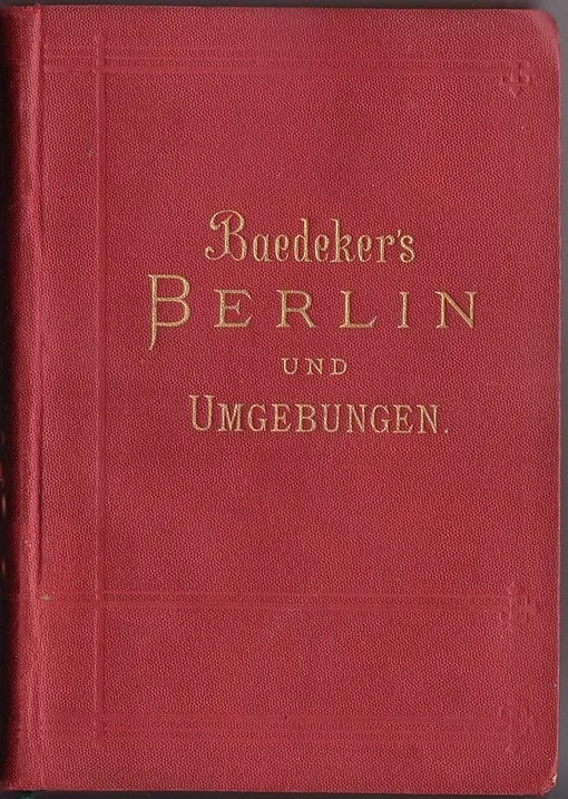 Abbild eines Baedeker Reiseführers
