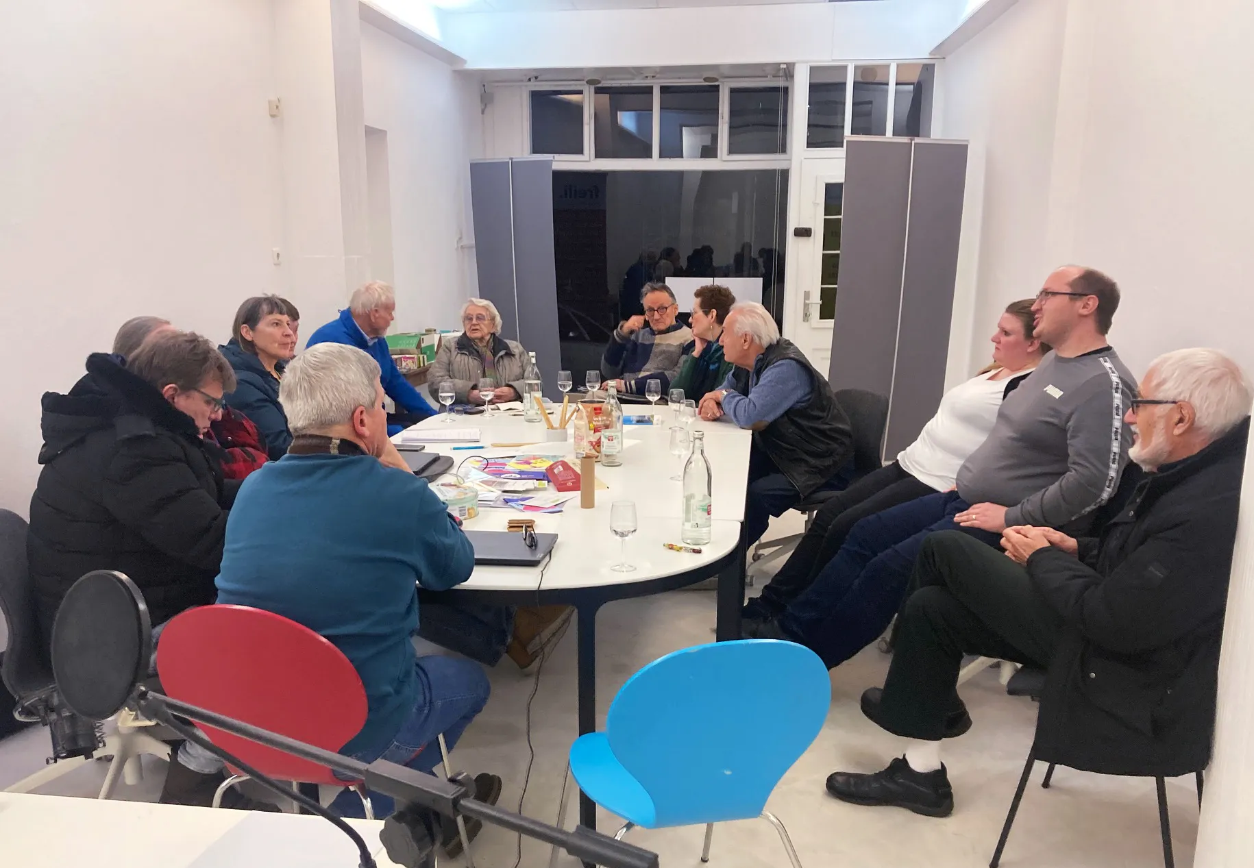 Gesprächsrunde am Freitag